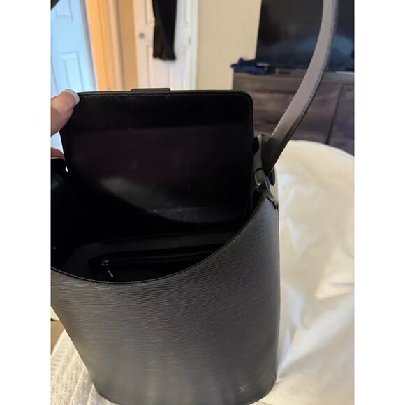 Louis Vuitton Verseau Noir Shoulder Bag Black Leather SP0022 - Picture 9 of 10